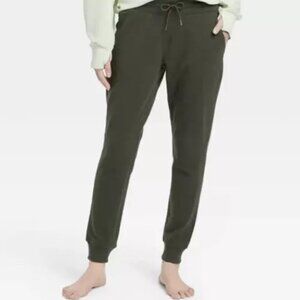 All in Motion Women's Mid-Rise French Terry Tapered Jogger Pants